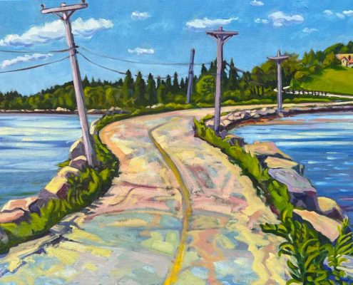 Sunshine Causeway, Deer Isle, ME by Judy Rader